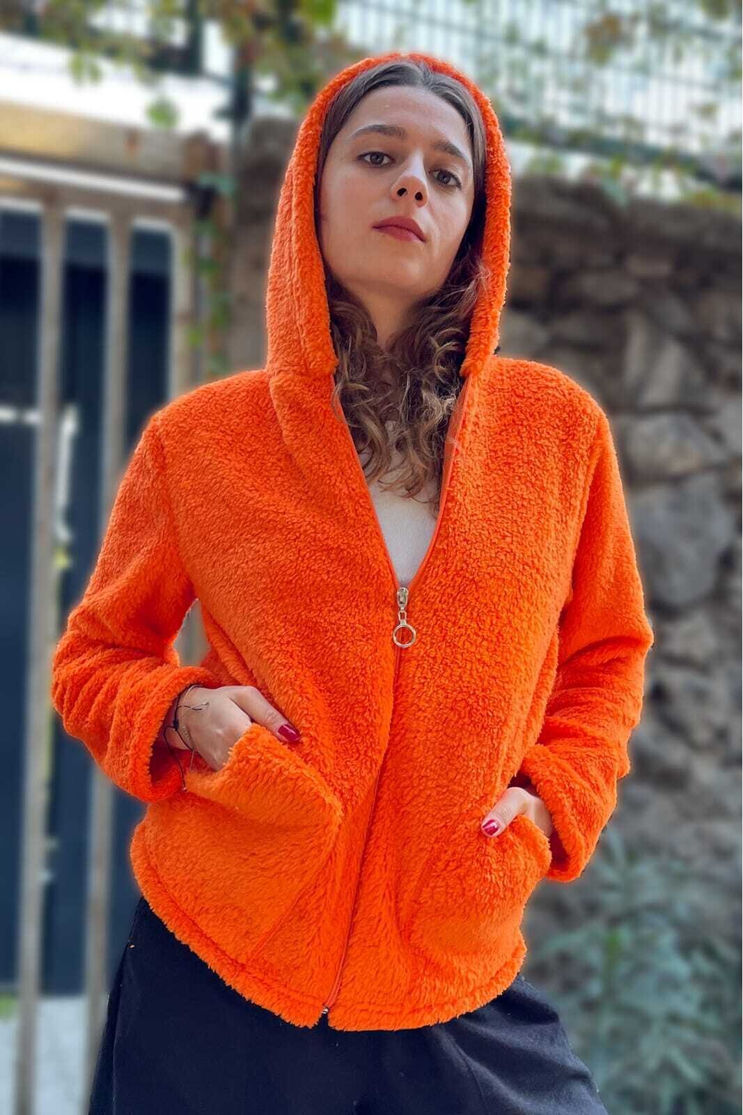 Fermuarlı Polar Sweat