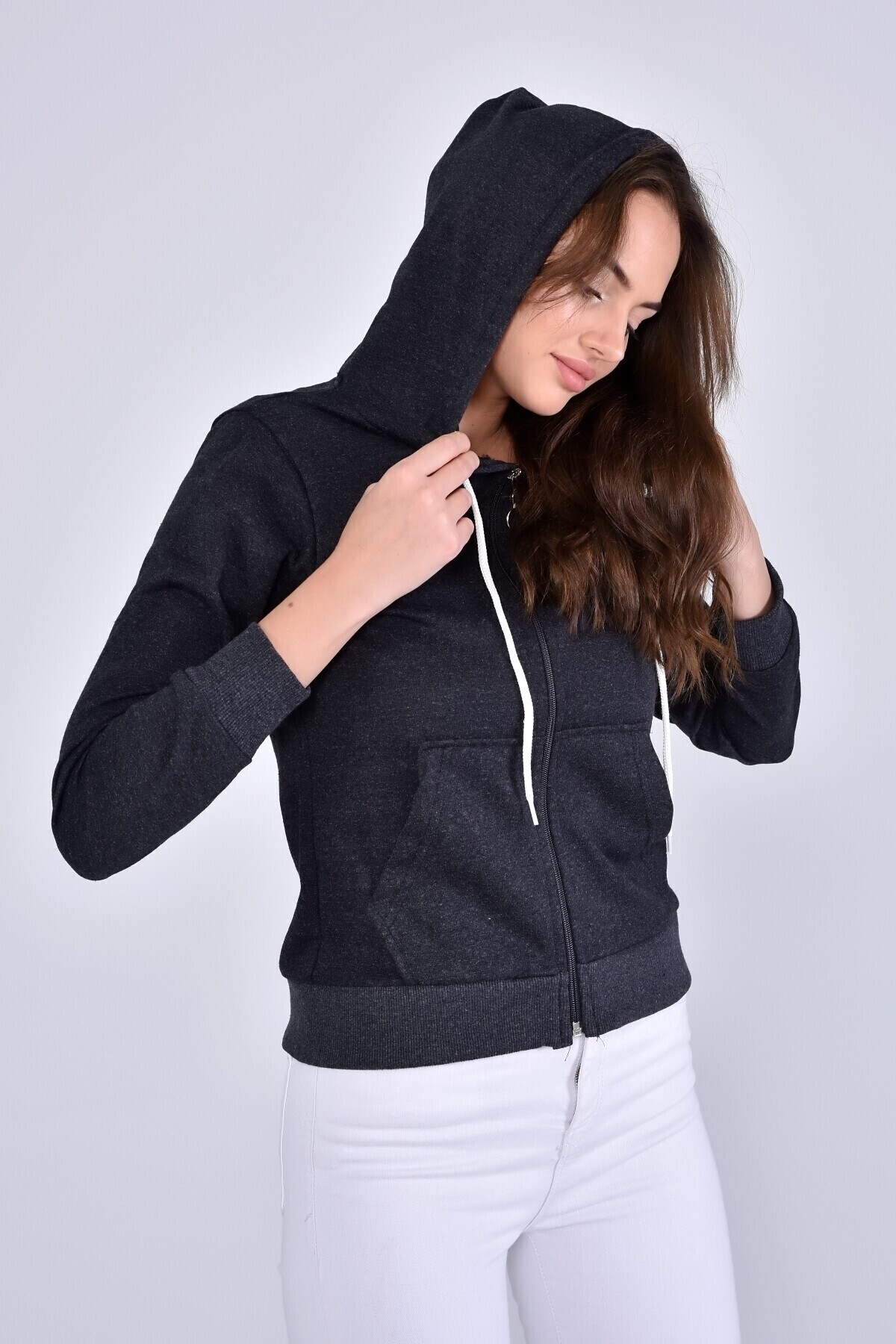 Fermuarlı Sweatshirt