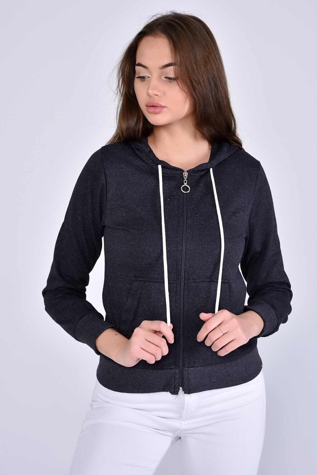 Fermuarlı Sweatshirt