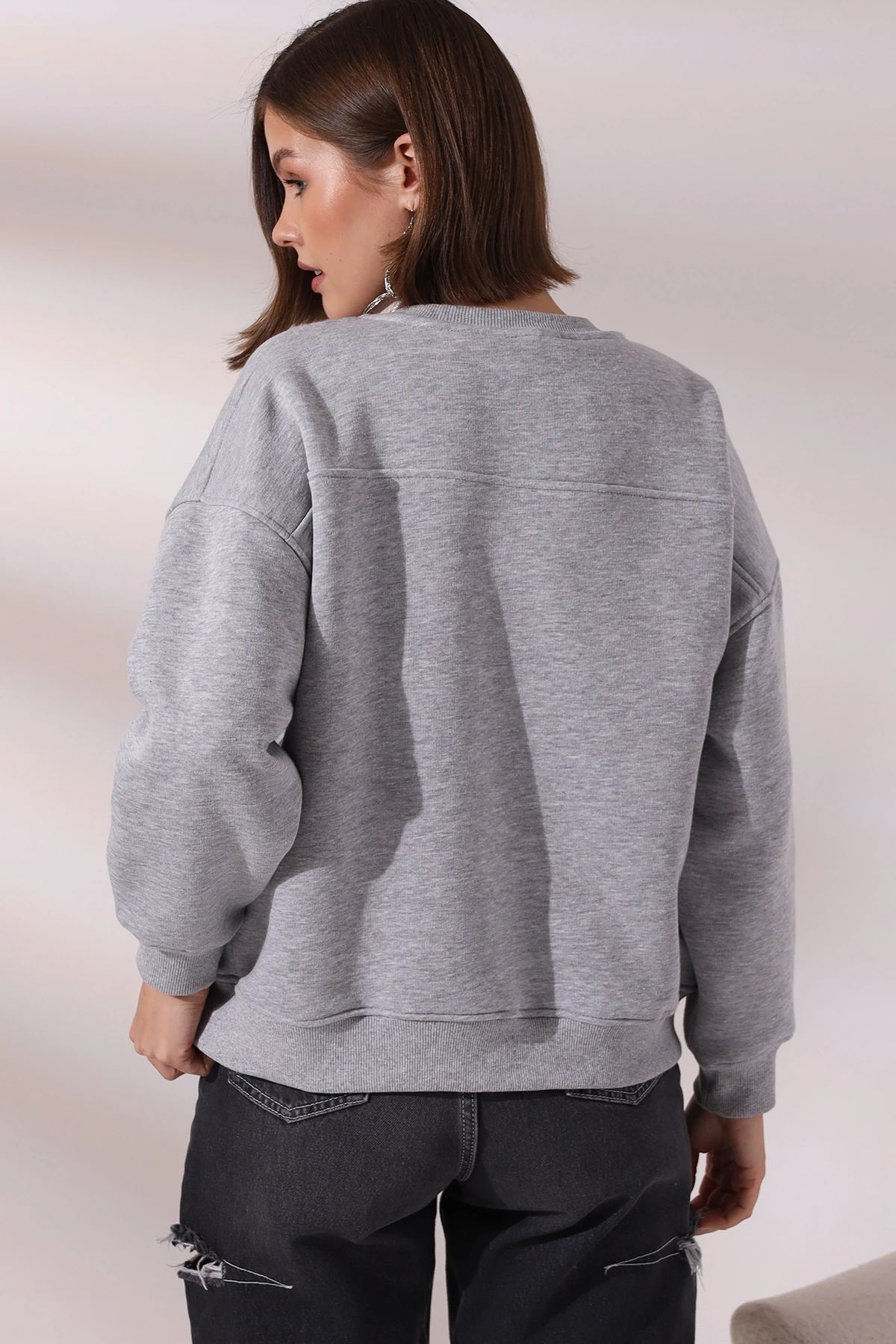 Köpek Baskılı Sweatshirt