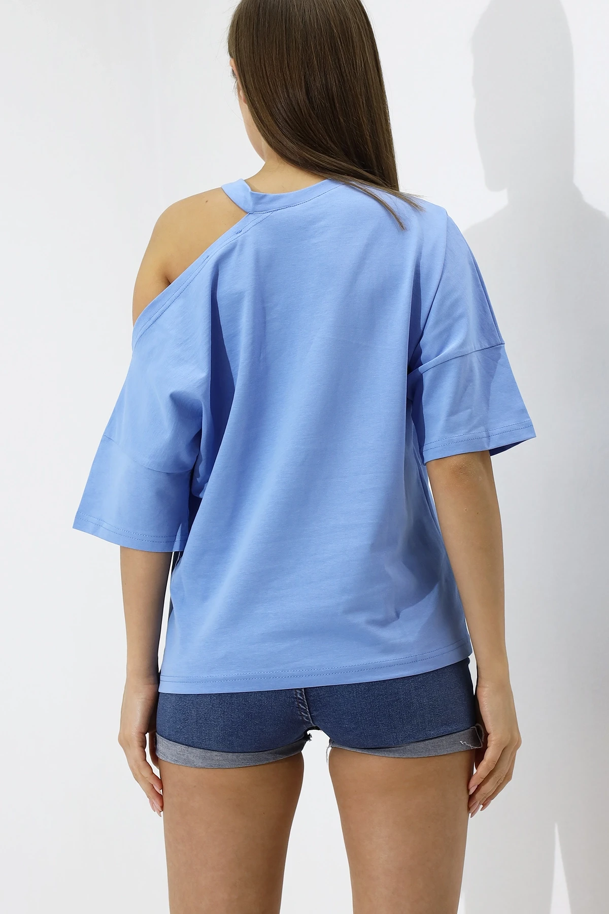 Omuz Detay Oversize T-Shirt