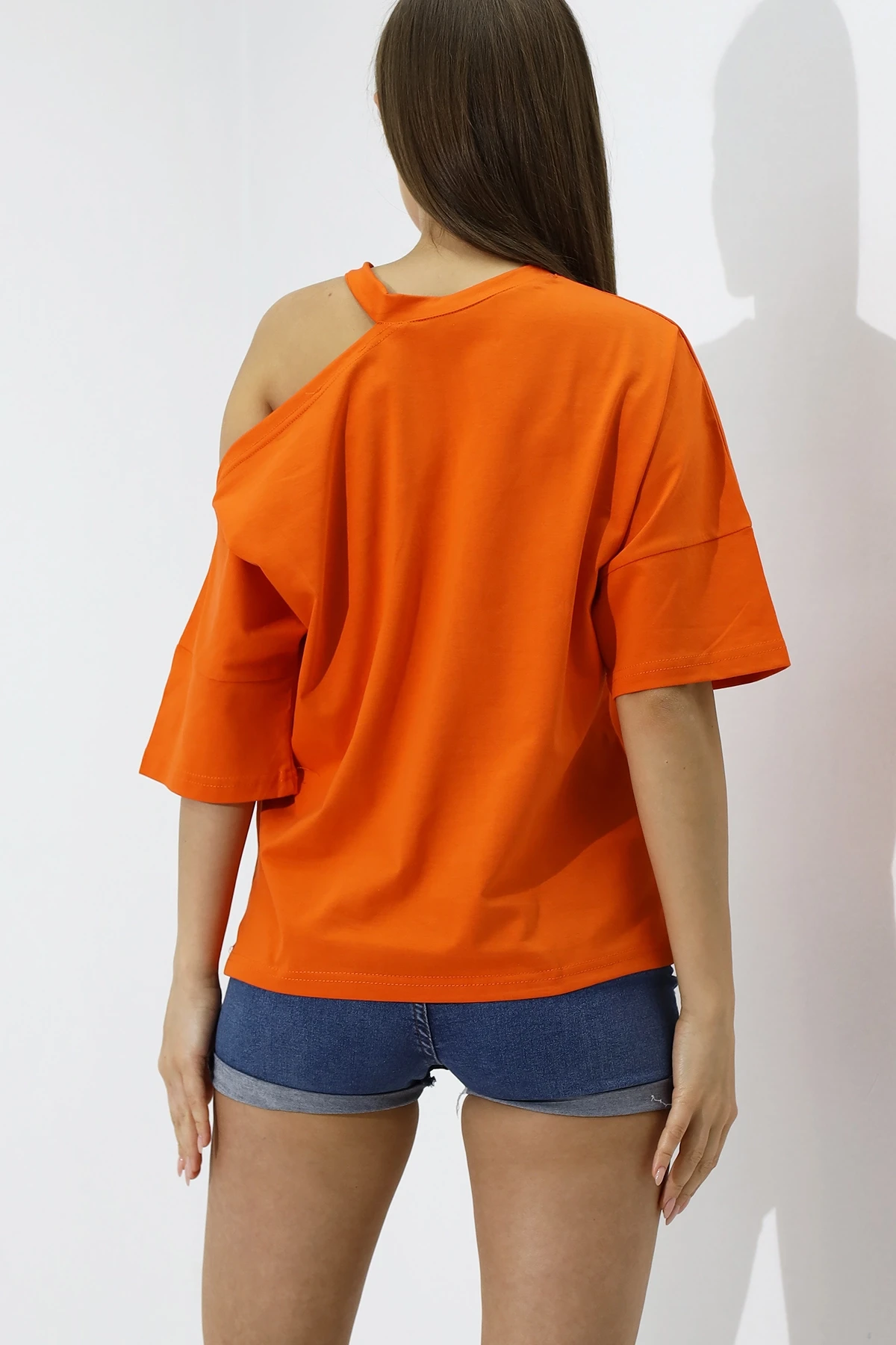 Omuz Detay Oversize T-Shirt