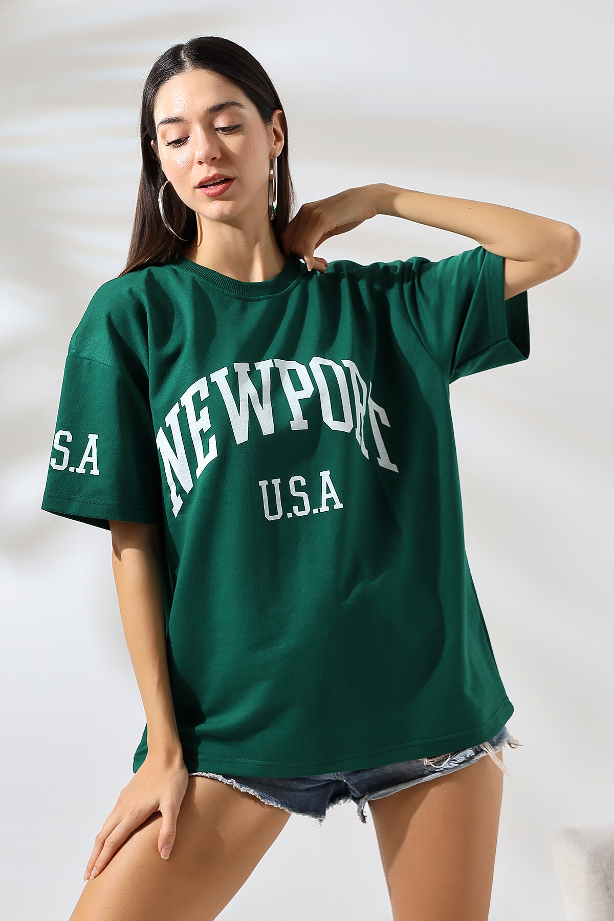 Baskılı Oversize T-shirt