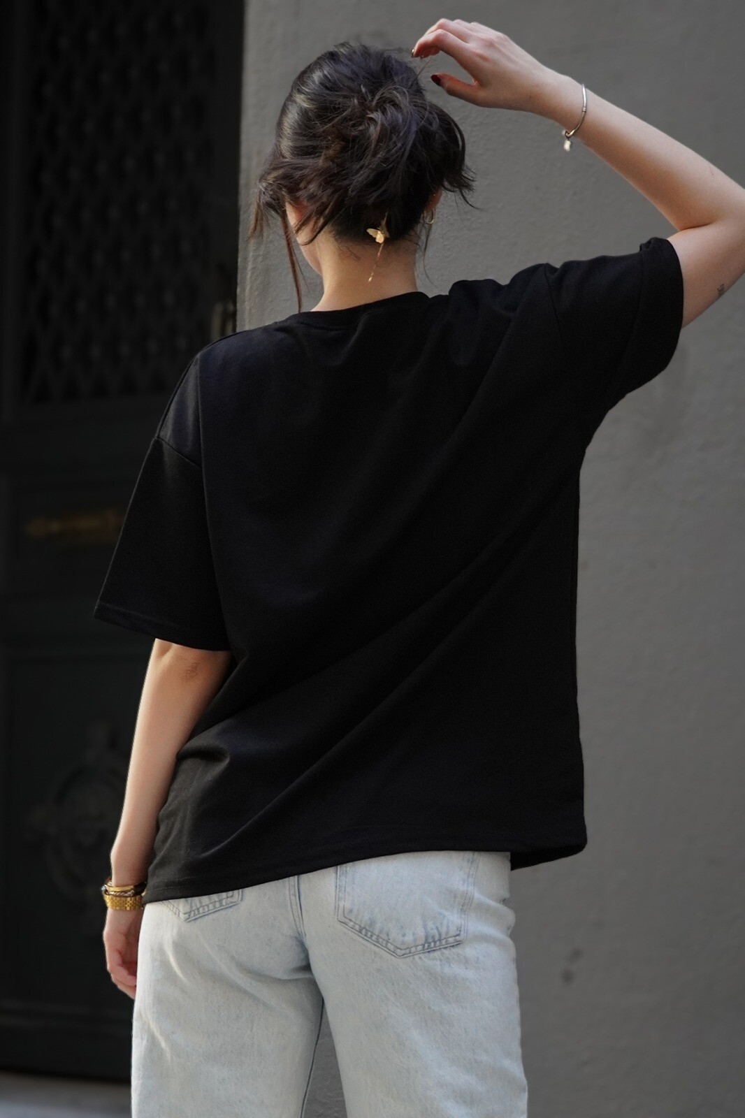 Baskılı Oversize T-Shirt