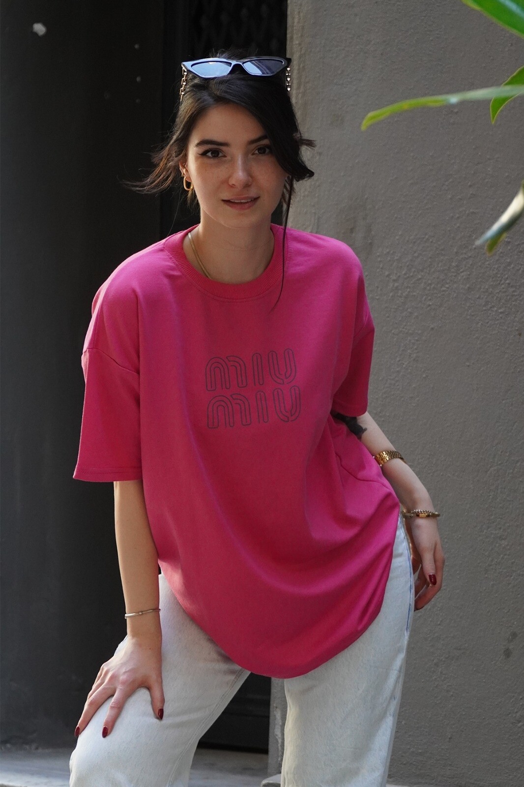 Baskılı Oversize T-Shirt