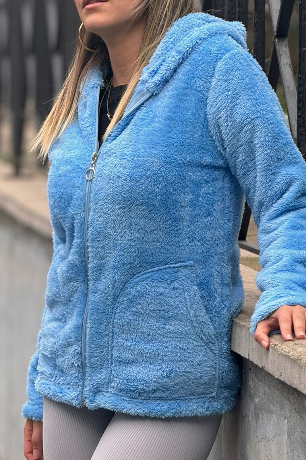 Fermuarlı Polar Sweat