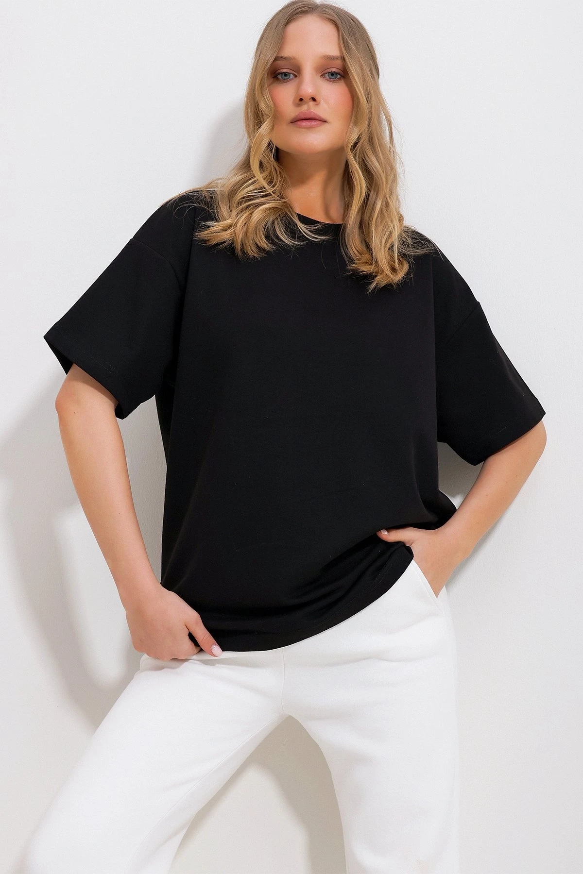 Sırt Baskılı Oversize T-Shirt