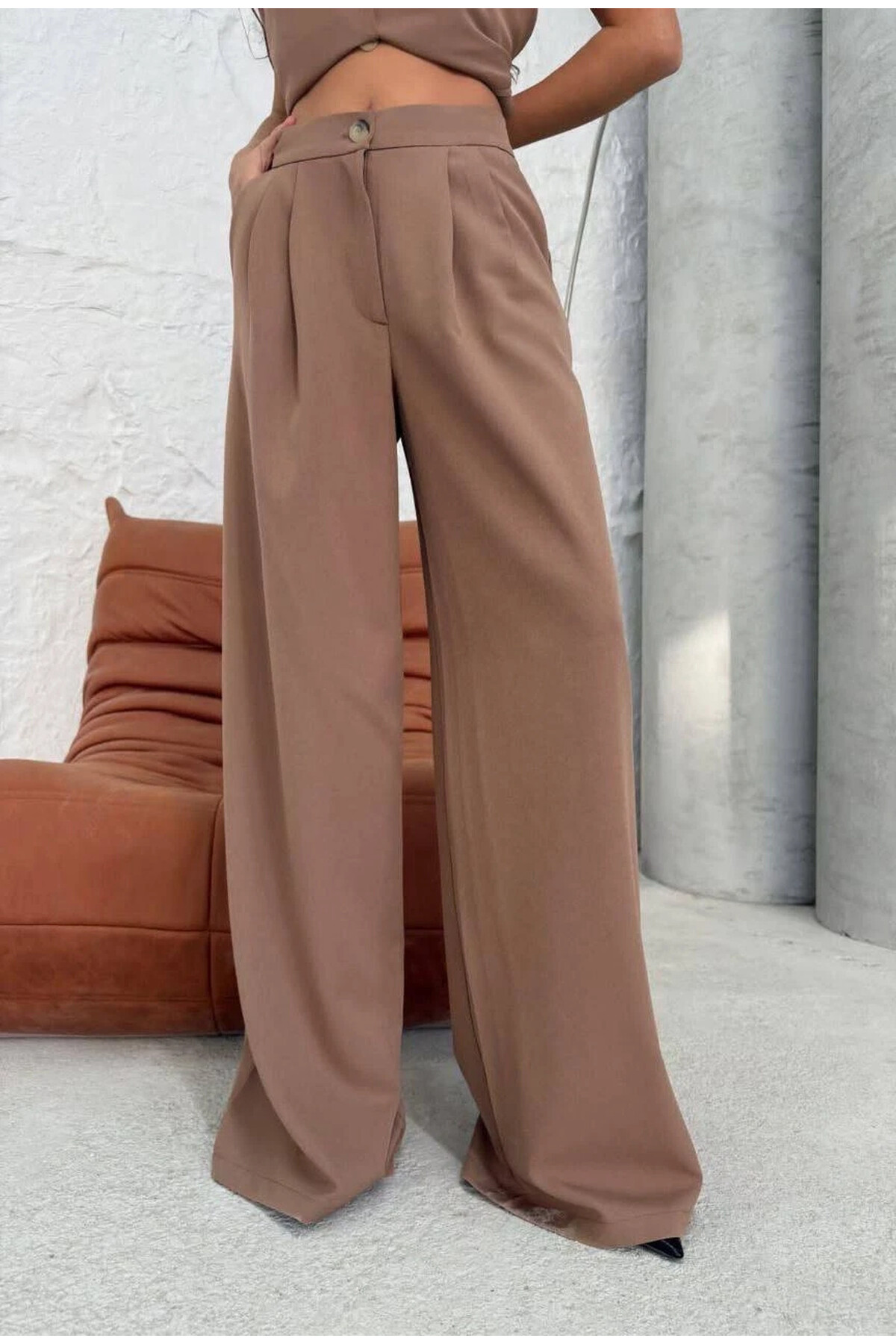 Atlas Kumaş Yelek Pantalon Takım