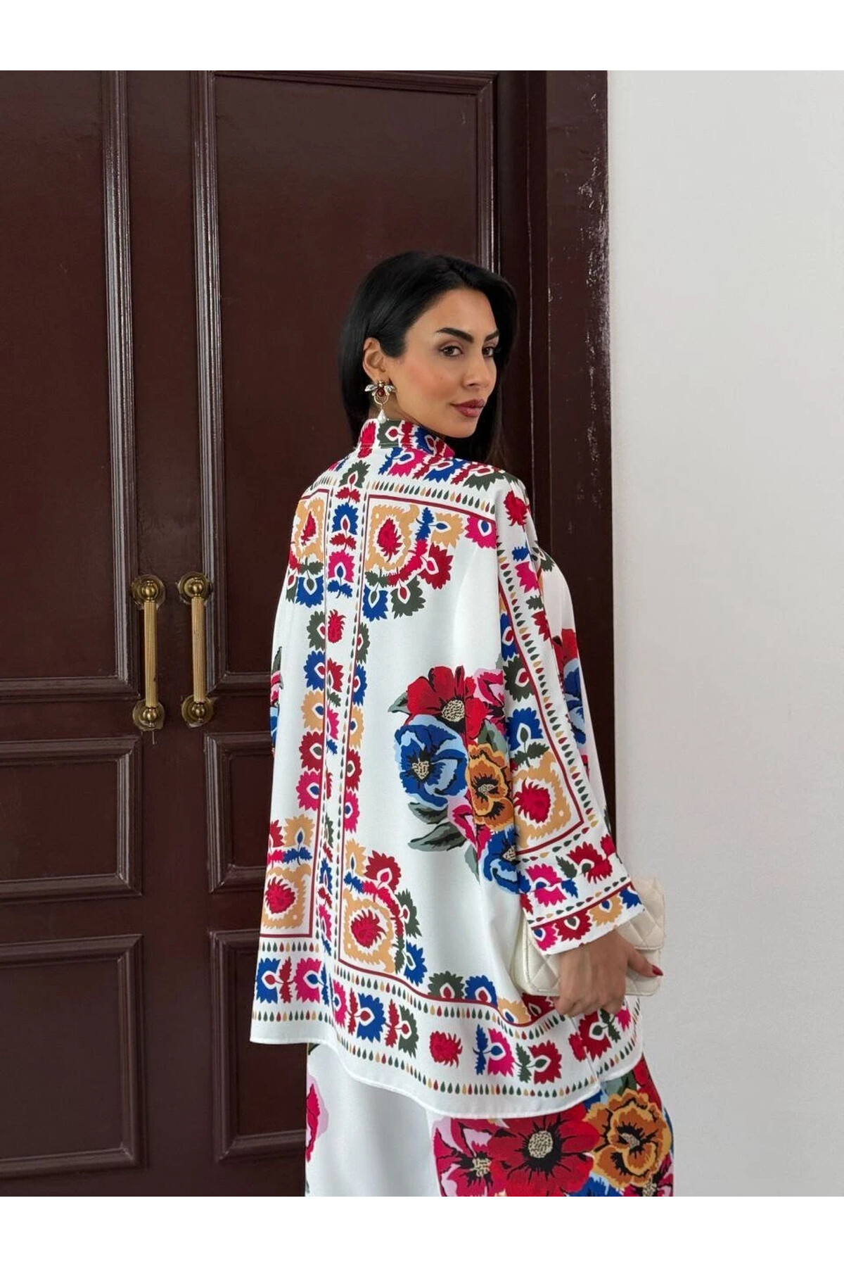 Jessica Kumaş Gömlek Pantalon Takım