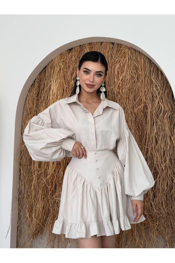 Baxte Düğme Detaylı Takım