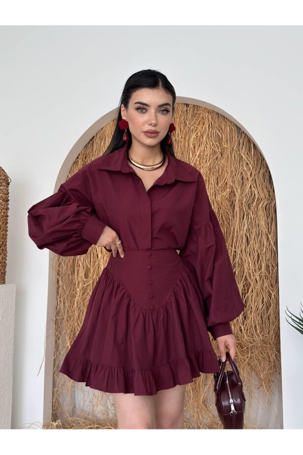 Baxte Düğme Detaylı Takım