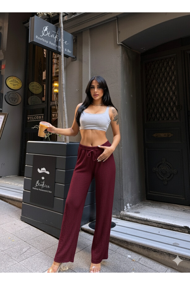 Gofre Bol Paça Pantalon Gri