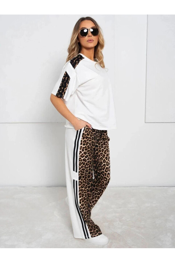 İki İplik Dijital Baskılı Takım Beyaz