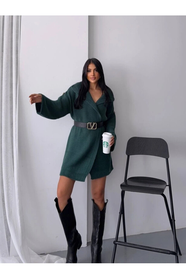 Kol Detay Triko Hırka