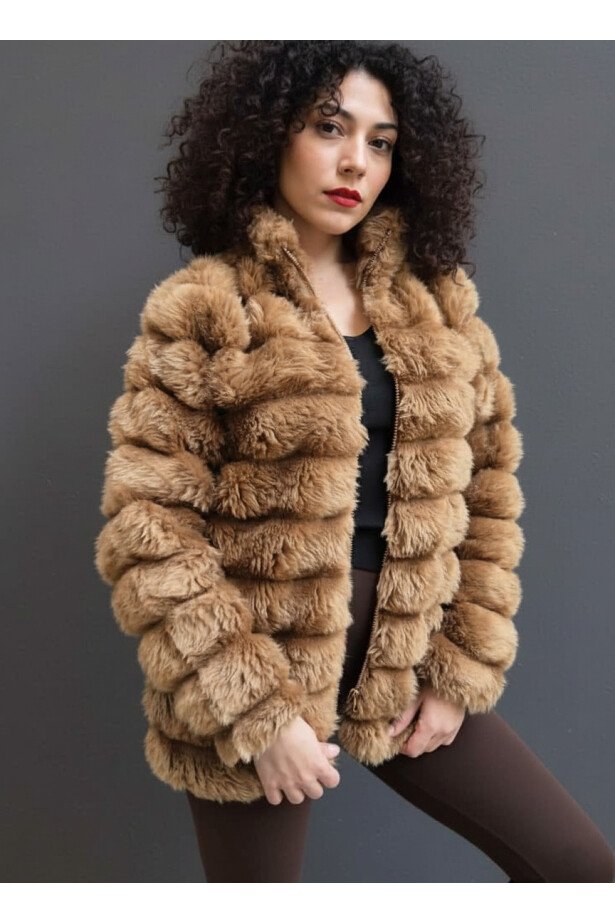 Peluş Suni Kürk Ceket