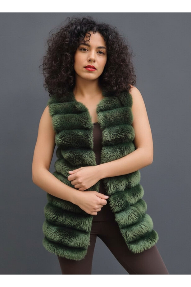 Peluş Suni Kürk Yelek